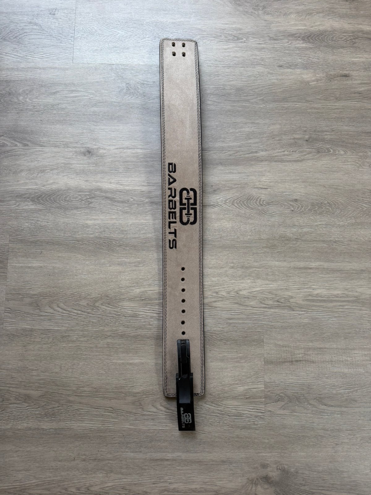 Barbelts lever belt 10mm - powerlift riem - grijs - S, Ophalen, Nieuw