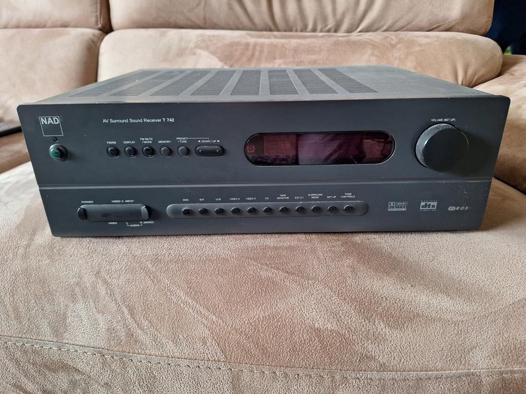 NAD T742AV Surround Receiver - Krachtige Audio Ervaring, Overige merken, Gebruikt, Ophalen of Verzenden, 60 tot 120 watt