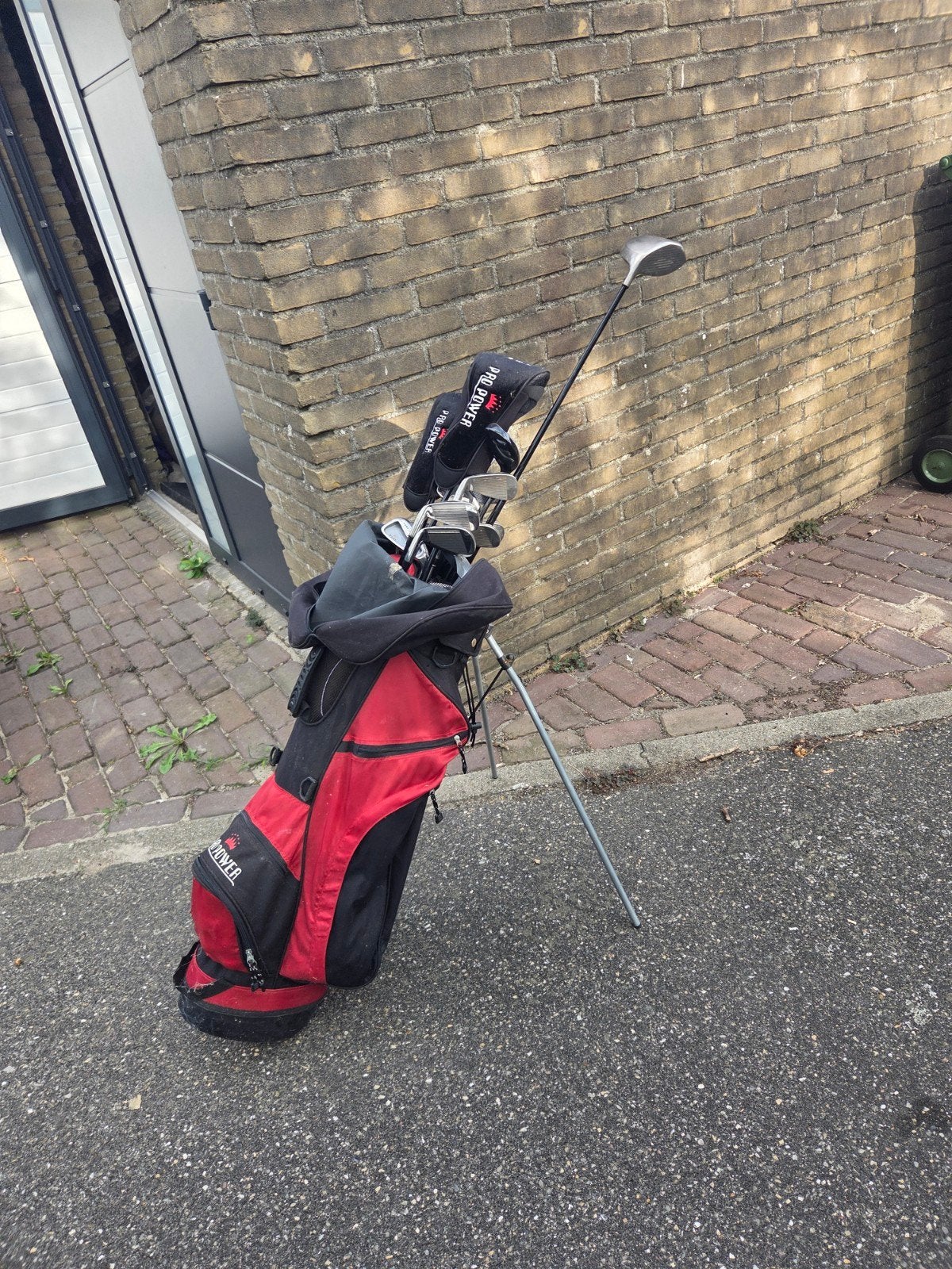 Complete golfset met tas, clubs, ballen en trolley, Ophalen, Gebruikt, Set