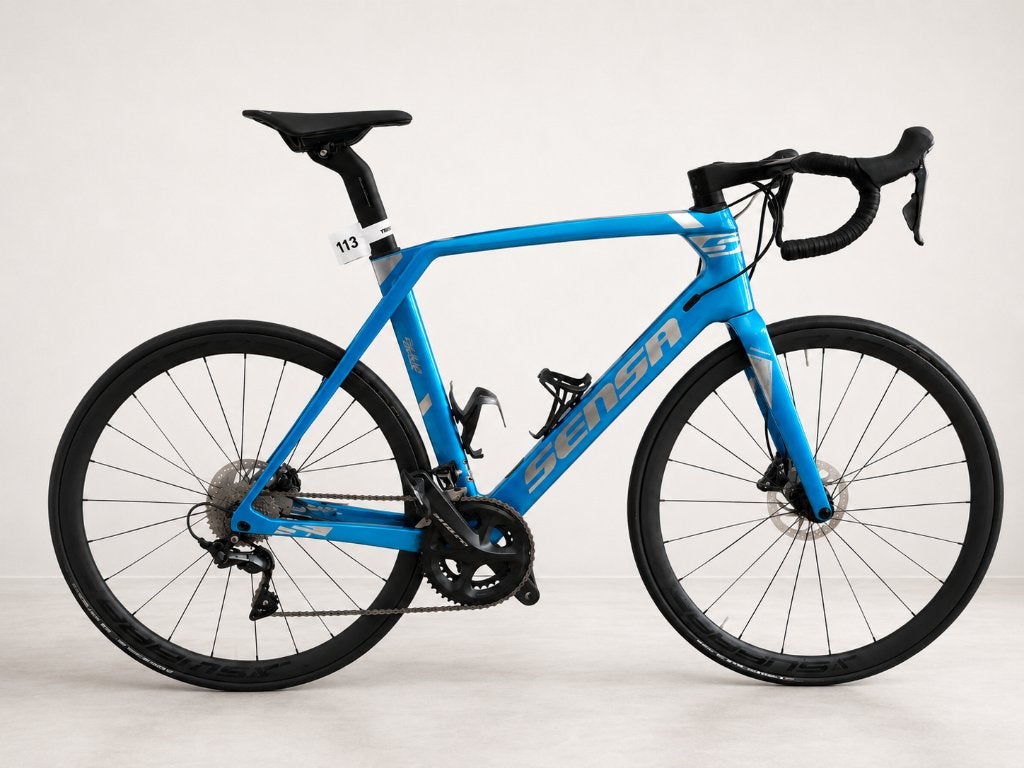 Sensa Giulia Evo Disc Ultegra carbon aerocockpit – z.g.a.n., Fietsen en Brommers, Fietsen | Racefietsen, 28 inch, Carbon, Heren