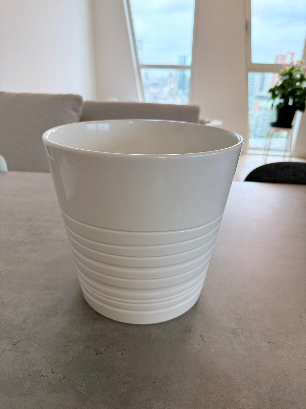 IKEA MUSKOT Bloempot, Ophalen, Steen, Rond, Nieuw