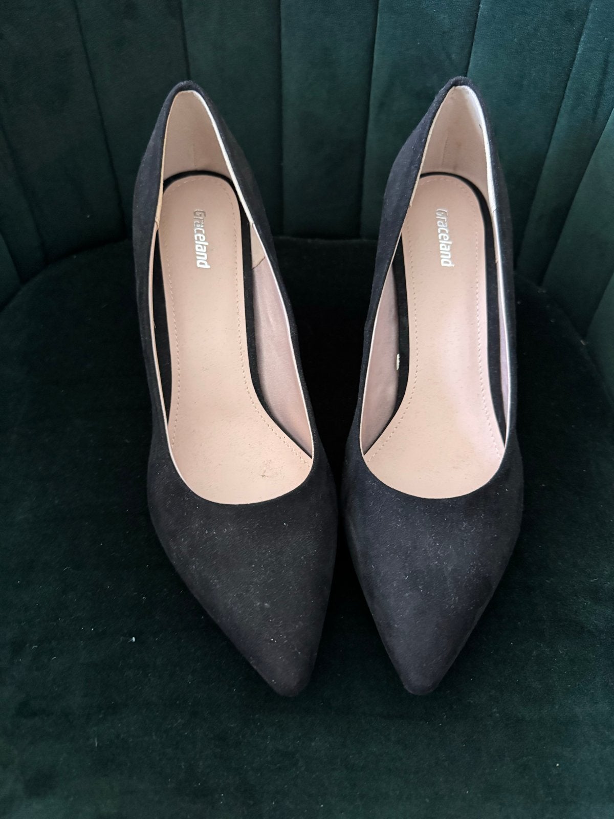 Zwarte Graceland pumps, maat 40, Ophalen, Zo goed als nieuw, Zwart, Pumps