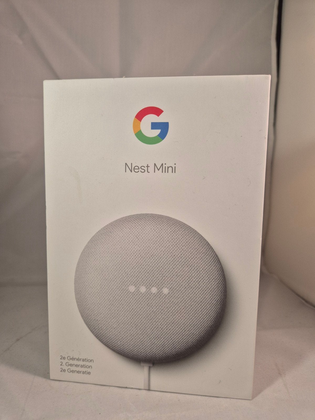 Google Home Nest Mini (2e Generatie) - Grijs - Nieuw