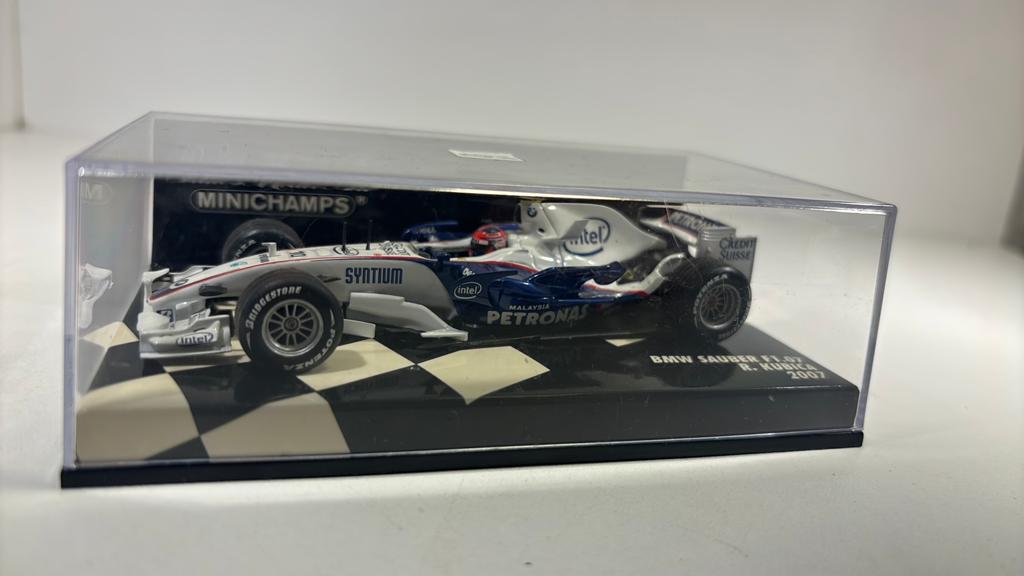 F1 Bmw sauber r.kubica 2007 minichamps 1.43, Auto, Ophalen of Verzenden, MiniChamps, A