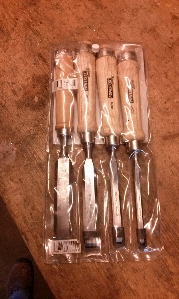 Beitelset  Houtbeitels. Handgereedschap, Ophalen of Verzenden, Gebruikt