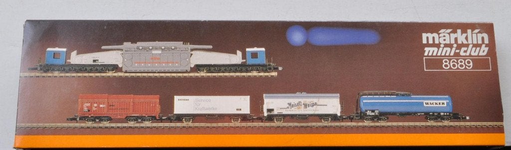 Marklin mini-club 8689 - Set met 5 goederenwagens in ovp, Hobby en Vrije tijd, Treinset, Gelijkstroom, Nieuw, Ophalen of Verzenden