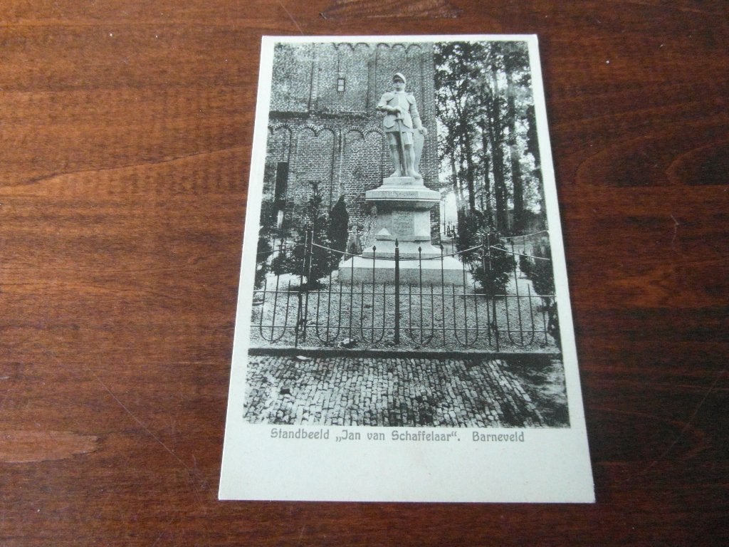 T69 - Barneveld - Jan van Schaffelaar - Mooie oude kaart, Ophalen of Verzenden, 1940 tot 1960, Gelderland