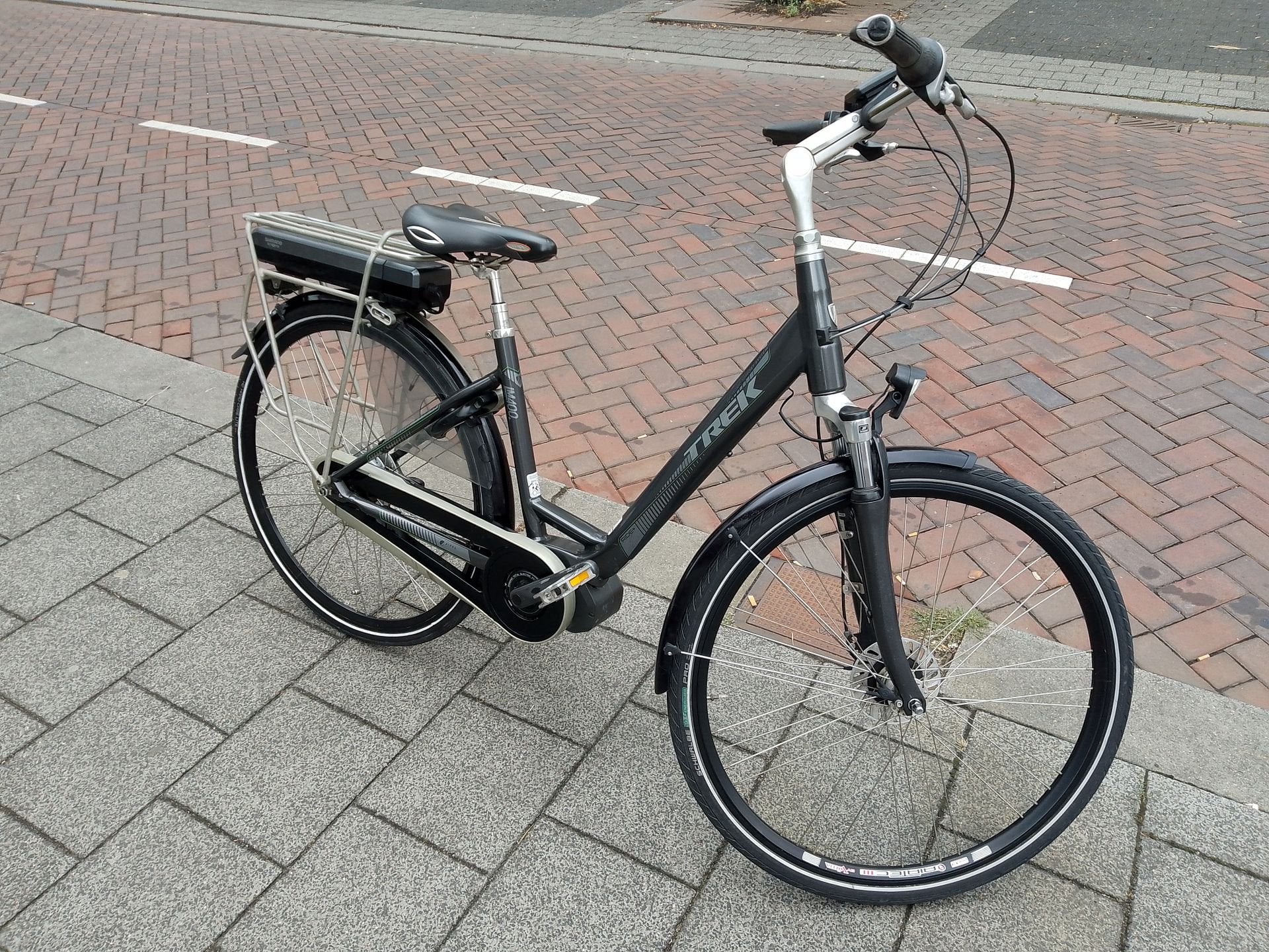 Trek LM400 d46 elektrische damesfiets Shimano middenmotor, Fietsen en Brommers, Overige merken, Gebruikt, -, -
