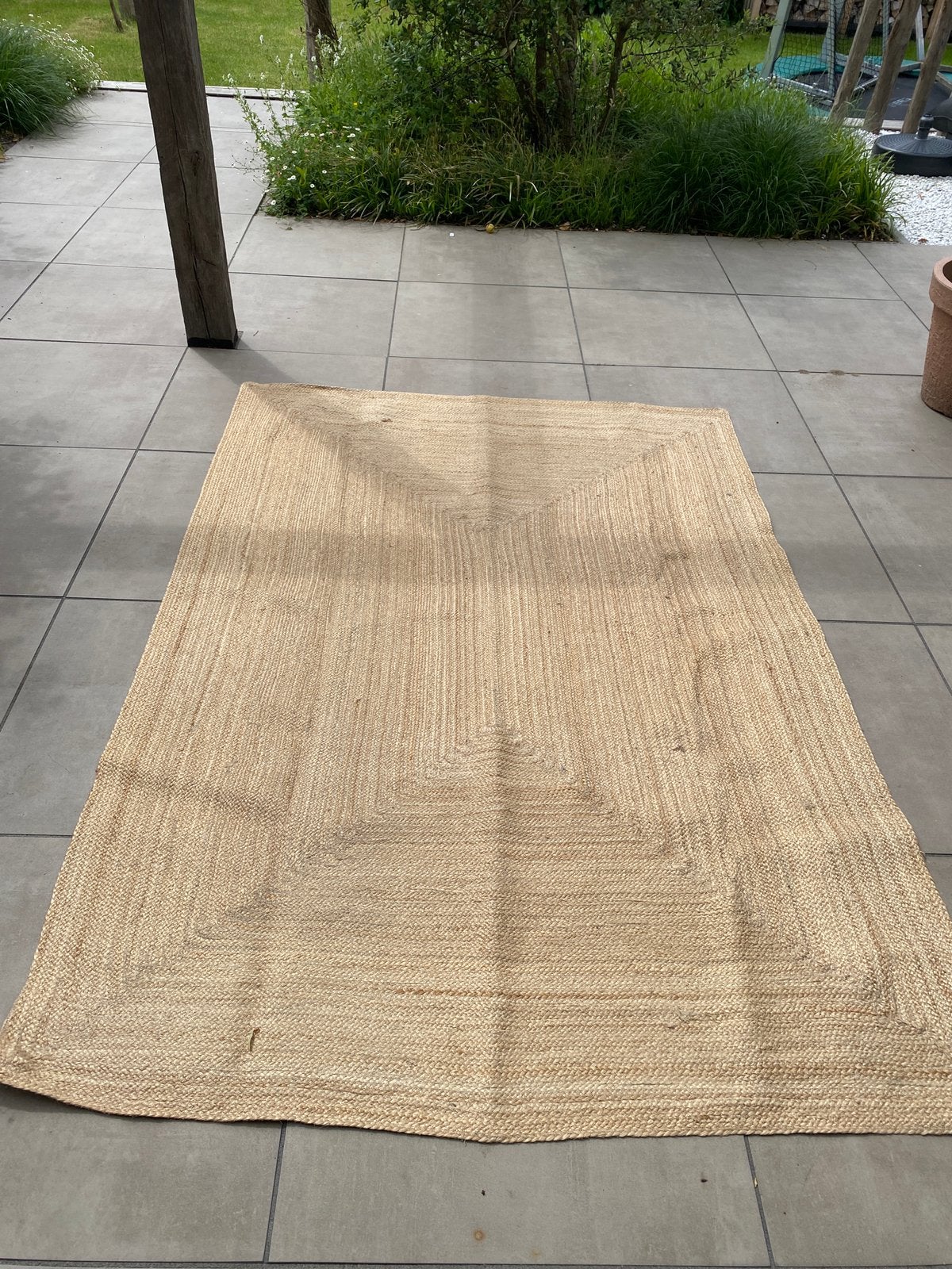 Vloerkleed- jute - Zara home, Ophalen, Zo goed als nieuw, Rechthoekig, 200 cm of meer