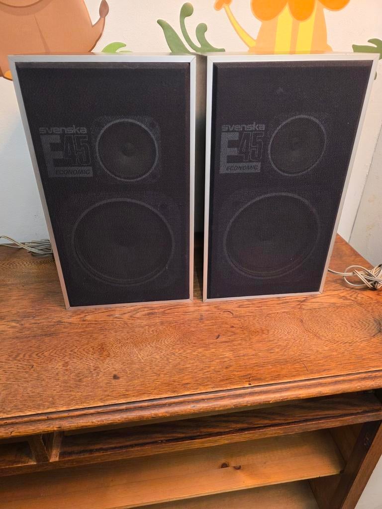 Vintage Svenska E45 speakers (Jamo), Audio, Tv en Foto, Luidsprekers, Ophalen of Verzenden