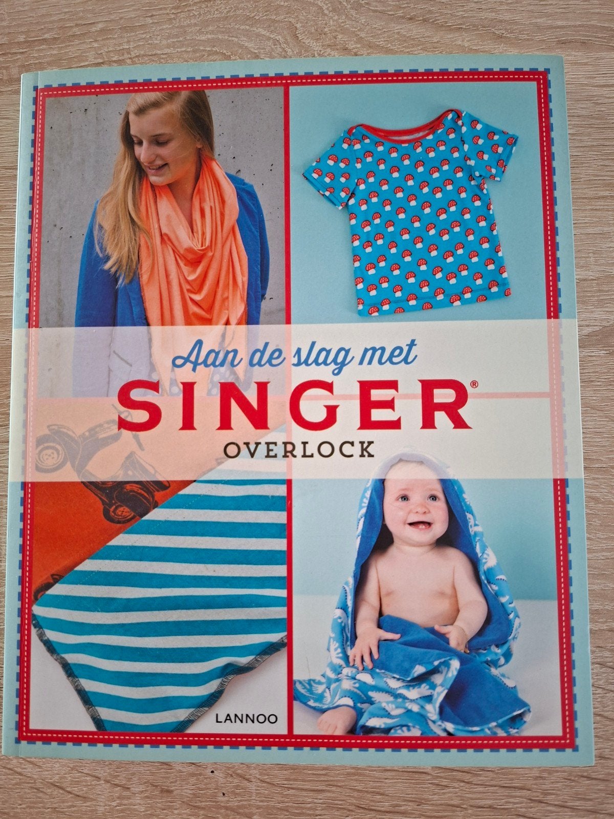 Aan de slag met SINGER Overlock - Naaiboek met patronen, Ophalen of Verzenden, Zo goed als nieuw, Overige typen