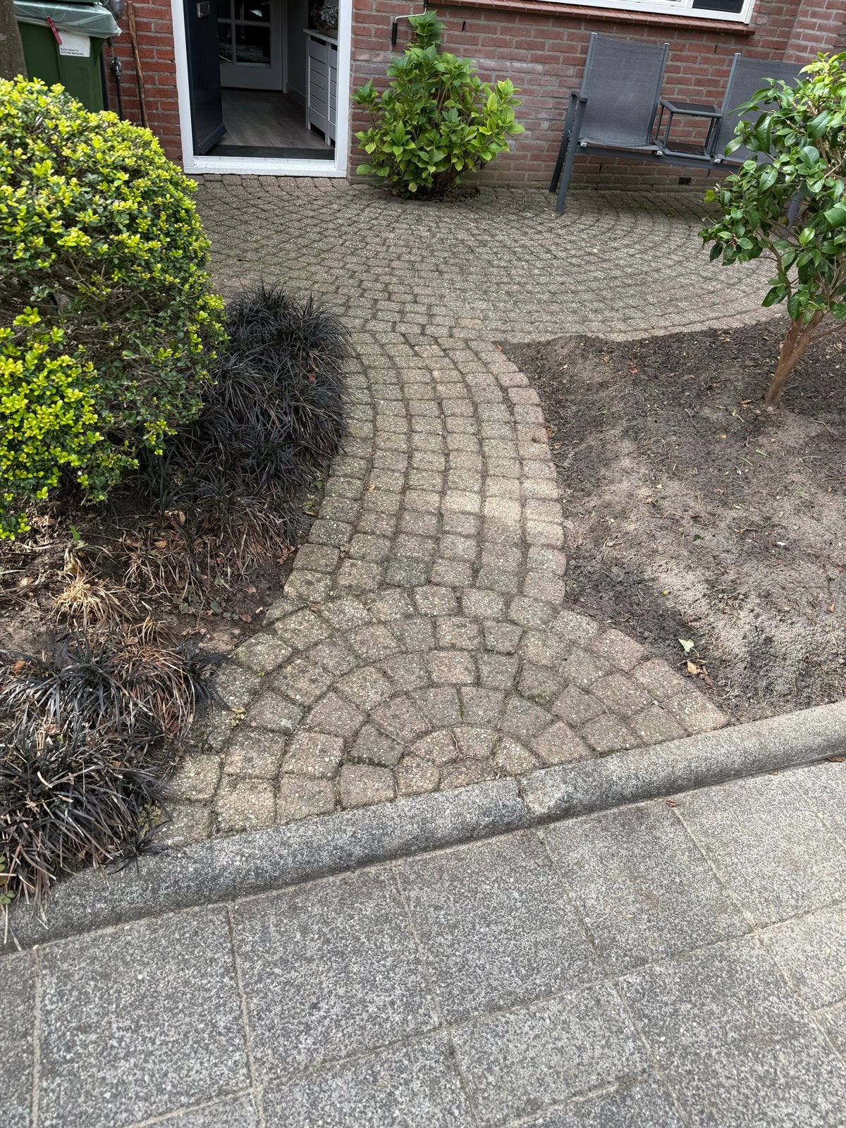 kinderkopjes koppelstone voor terras en tuin, Gebruikt, Klinkers, Ophalen of Verzenden, 10 m² of meer