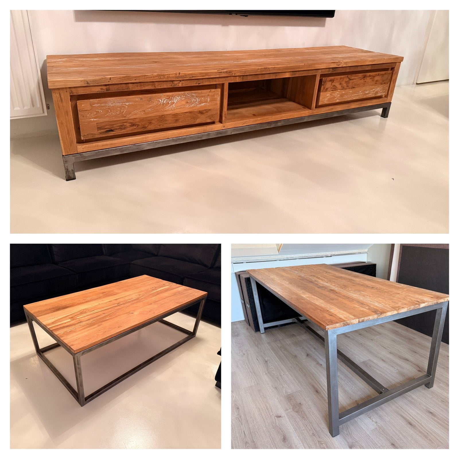 Tower Living Venetië | Eettafel + TV-meubel + salontafel, Huis en Inrichting, Ophalen