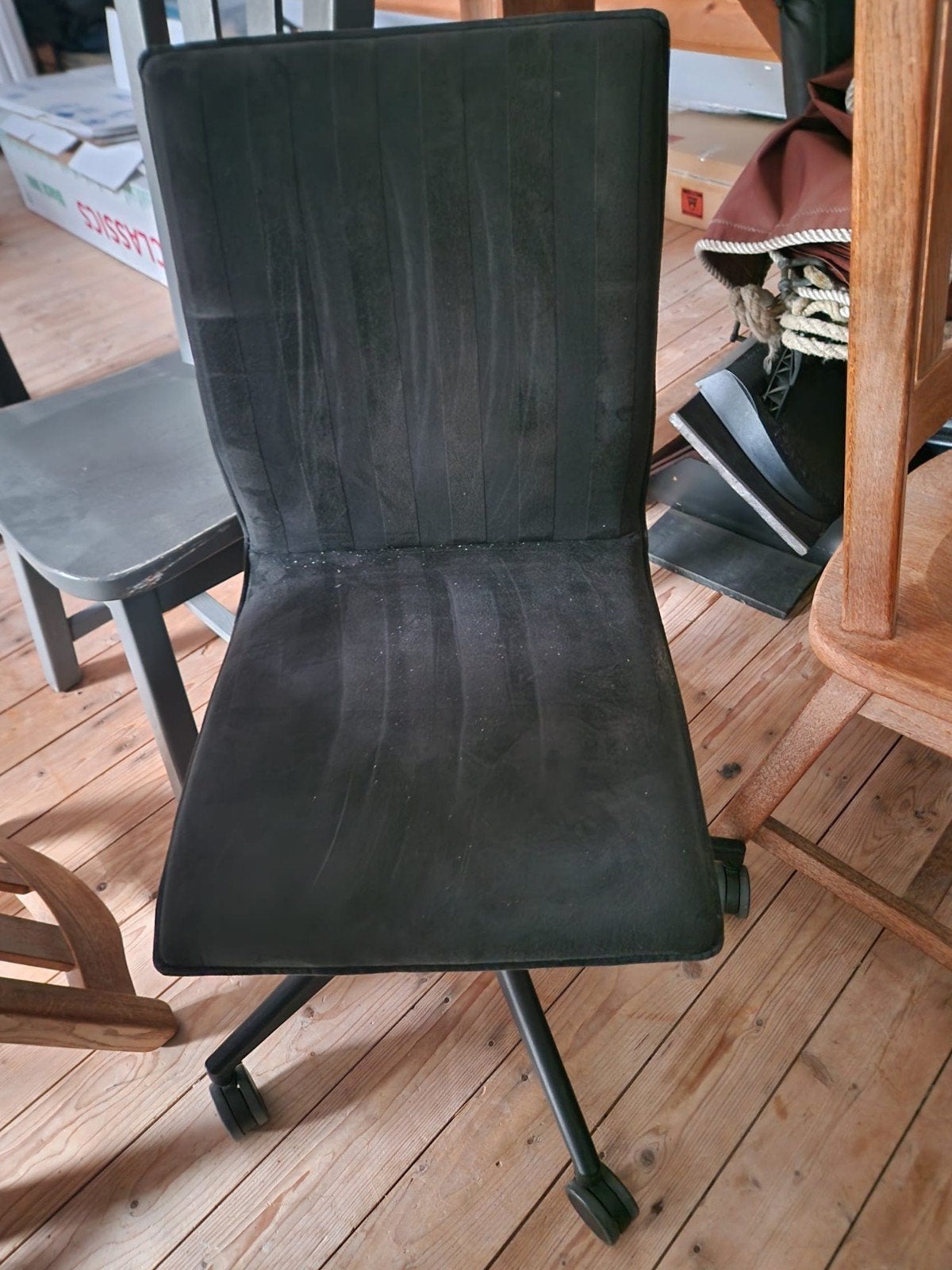 Bureau stoel, Ophalen, Zwart