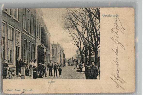 Goedereede Markt  VIVAT 2768 st 1902 zie adreszijde