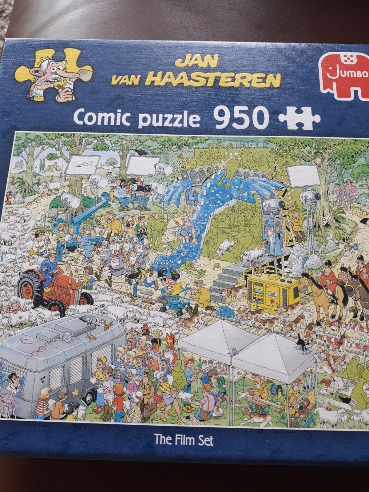 Jan van haasteren  the film set, Ophalen, 500 t/m 1500 stukjes, Zo goed als nieuw