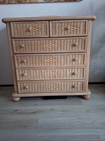 mooi houten commode/ladekast, Ophalen, 100 tot 150 cm, 5 laden of meer, 100 tot 150 cm