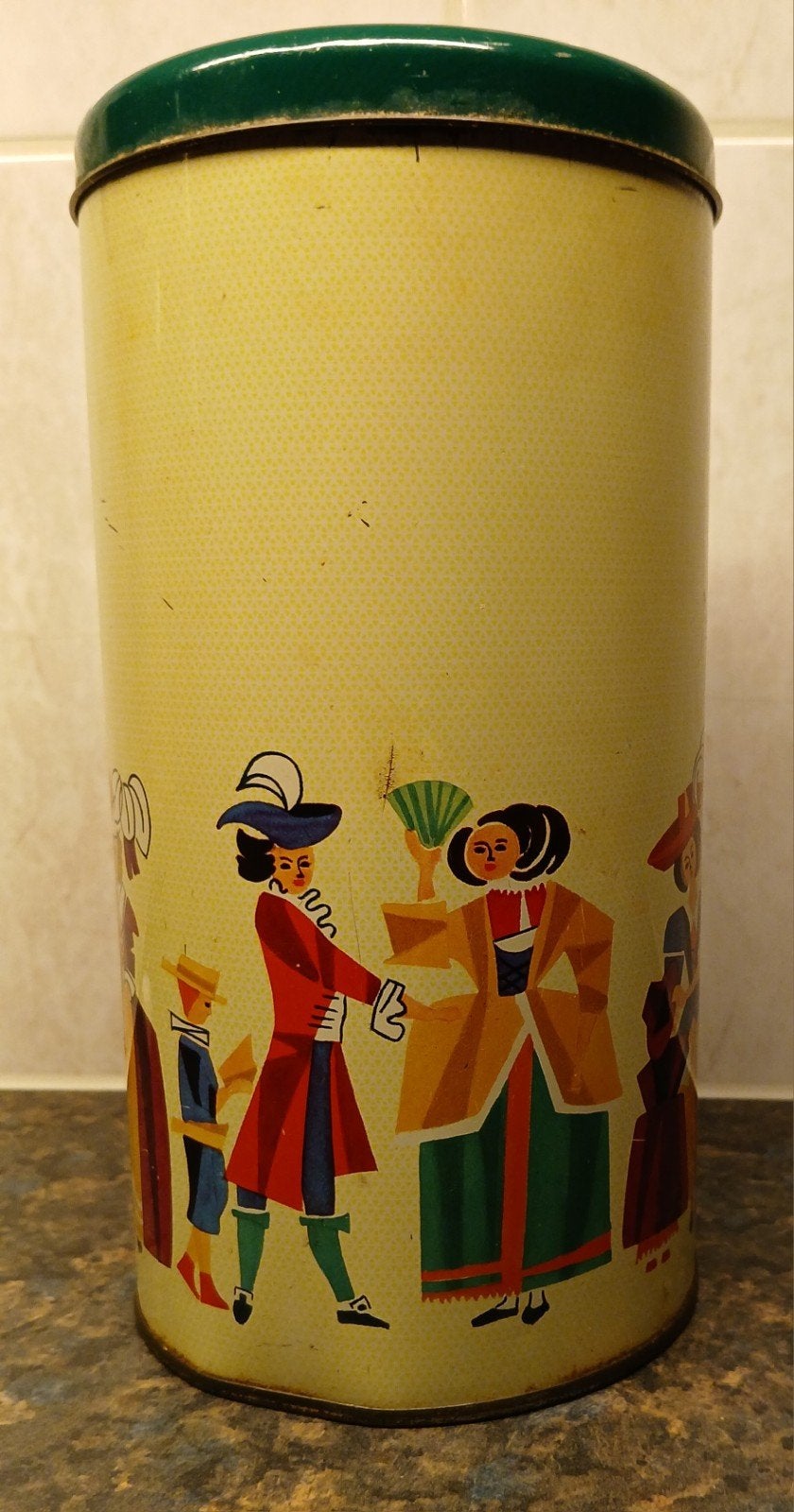 Vintage beschuitbus jaren 50, Ophalen of Verzenden, Gebruikt, Overige