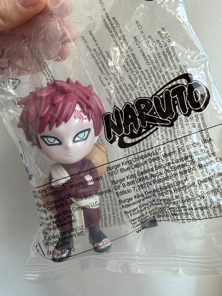 Naruto Shippuden - Gaara Burger King Toy 2024/2025, Ophalen of Verzenden, Nieuw