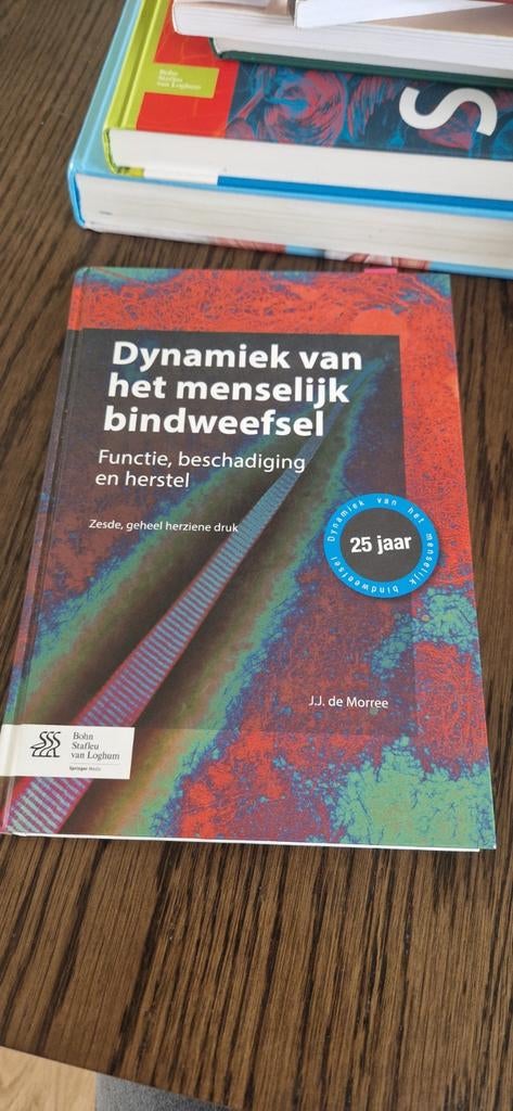 Dynamiek van het menselijk bindweefsel - J.J. de Morree, Boeken, Studieboeken en Cursussen, Zo goed als nieuw, J.J. de Morree
