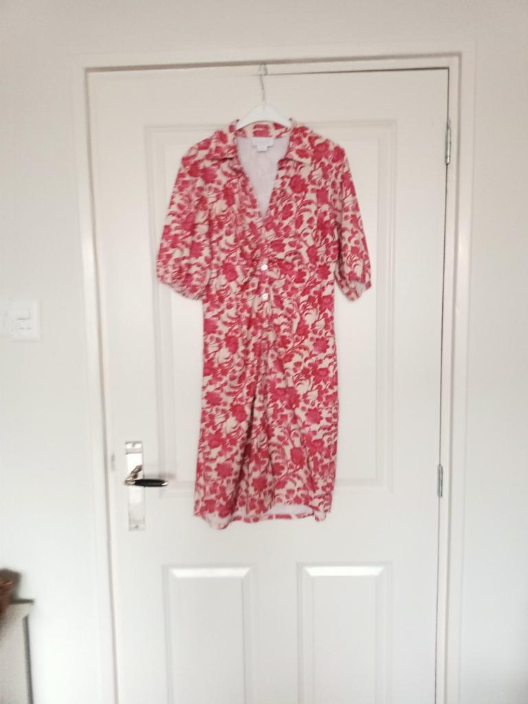 Zomers jurkje met rode bloemetjes print - Cotton Club, Kleding | Dames, Ophalen of Verzenden