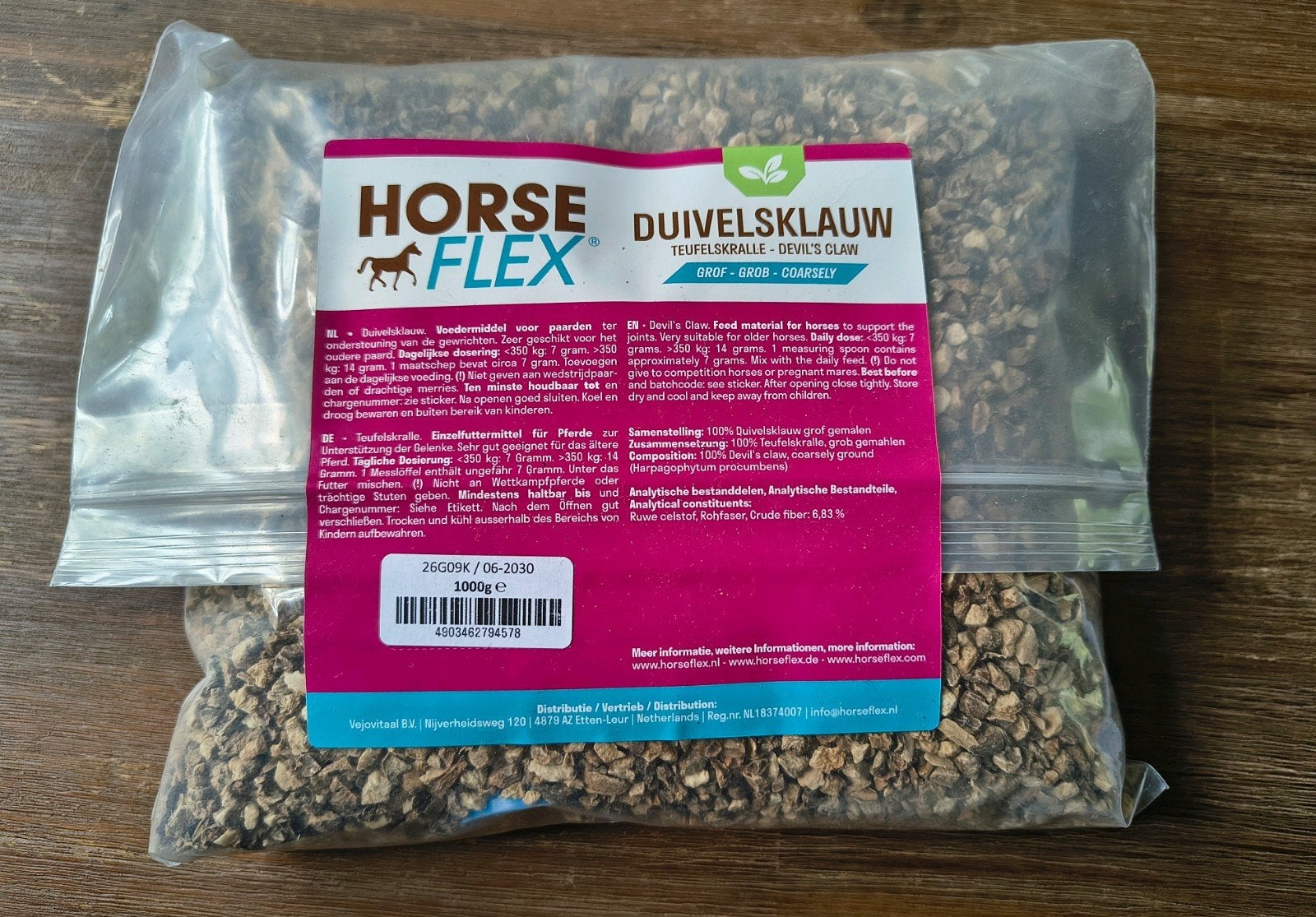 HorseFlex Duivelsklauw grof 1 kilo nieuw, Ophalen, Nieuw