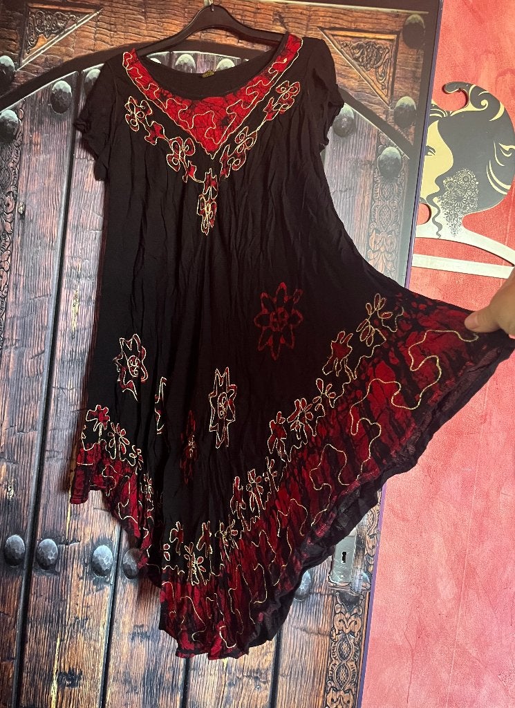 Mooie a-lijn Ibiza jurk maat 38-44 nu voor 17,99€, Overige kleuren, Handmade, Maat 42/44 (L), Ophalen of Verzenden