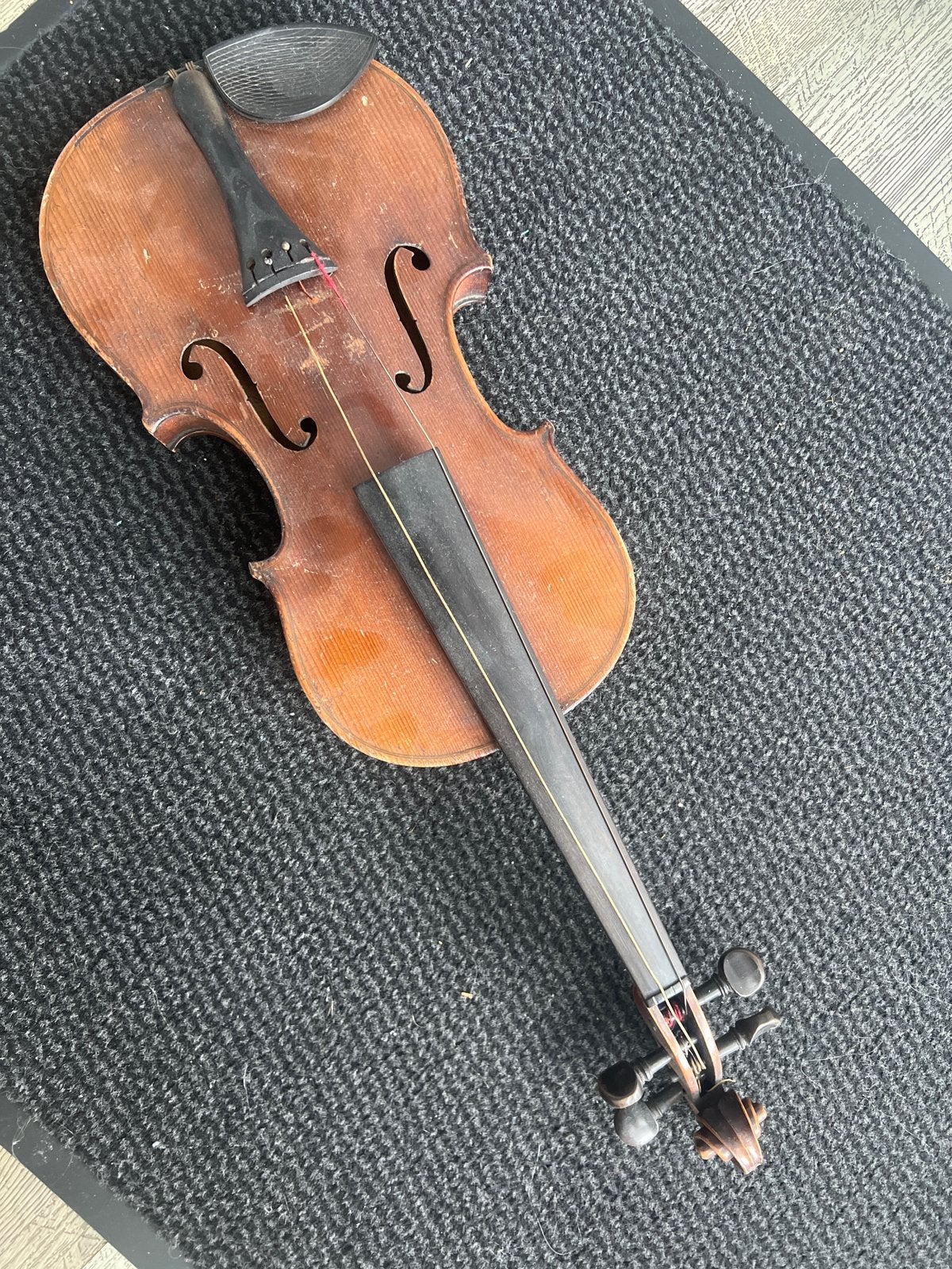 Antieke / Oude viool (ca. 1900) – Mooi restauratieproject, Muziek en Instrumenten, Ophalen of Verzenden, Gebruikt, 4/4-viool, Viool