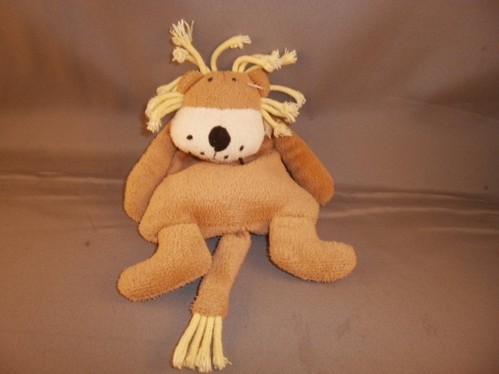 Difrax leeuw Leo bruin crème snuitje zwart neusje 15 cm en, Overige merken, Korrelvulling, Nieuw, Ophalen of Verzenden