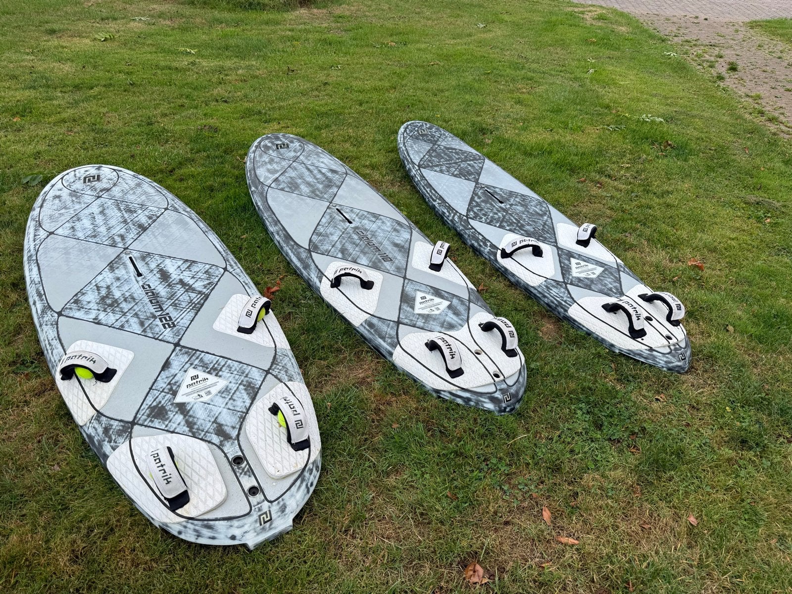Patrik Slalom Boards128 - 122, 110, 92, 87 liter, Watersport en Boten, Windsurfen, Met voetbanden, Gebruikt, Patrik Diethelm, Ophalen of Verzenden