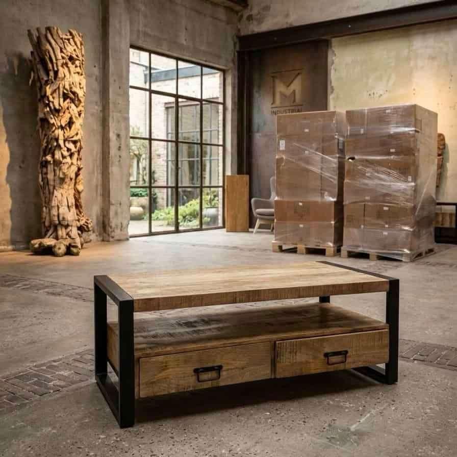 Foto 3 van Salontafel Britt Mangohout 4 Laden | NIEUW €339 | Voorraad