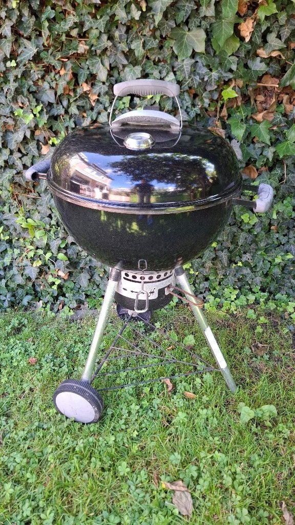 Weber kettle premium barbecue 47 cm gratis, Tuin en Terras, Ophalen, Gebruikt, Weber