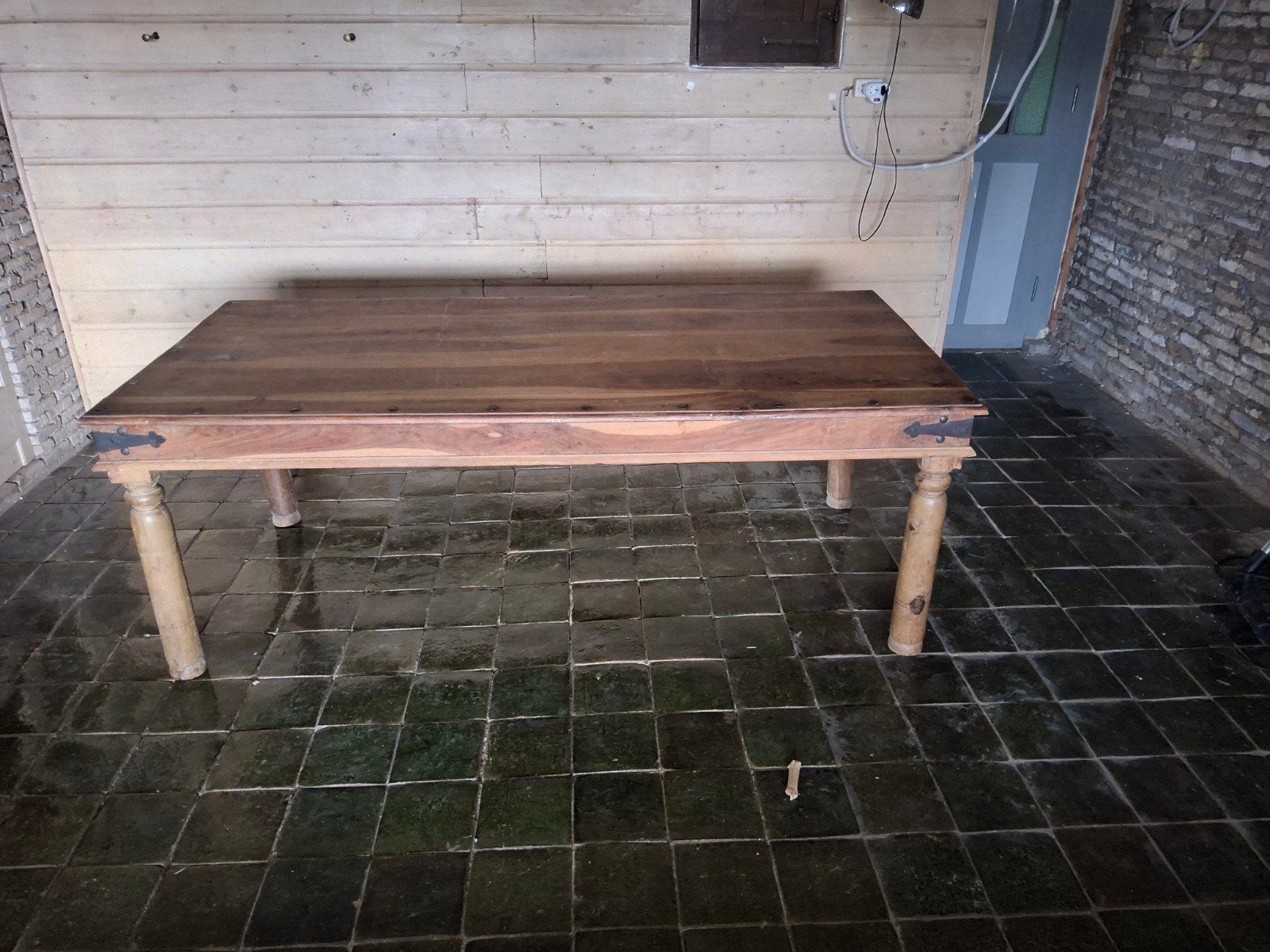 Tafel, Ophalen, Gebruikt, Rechthoekig, Hout