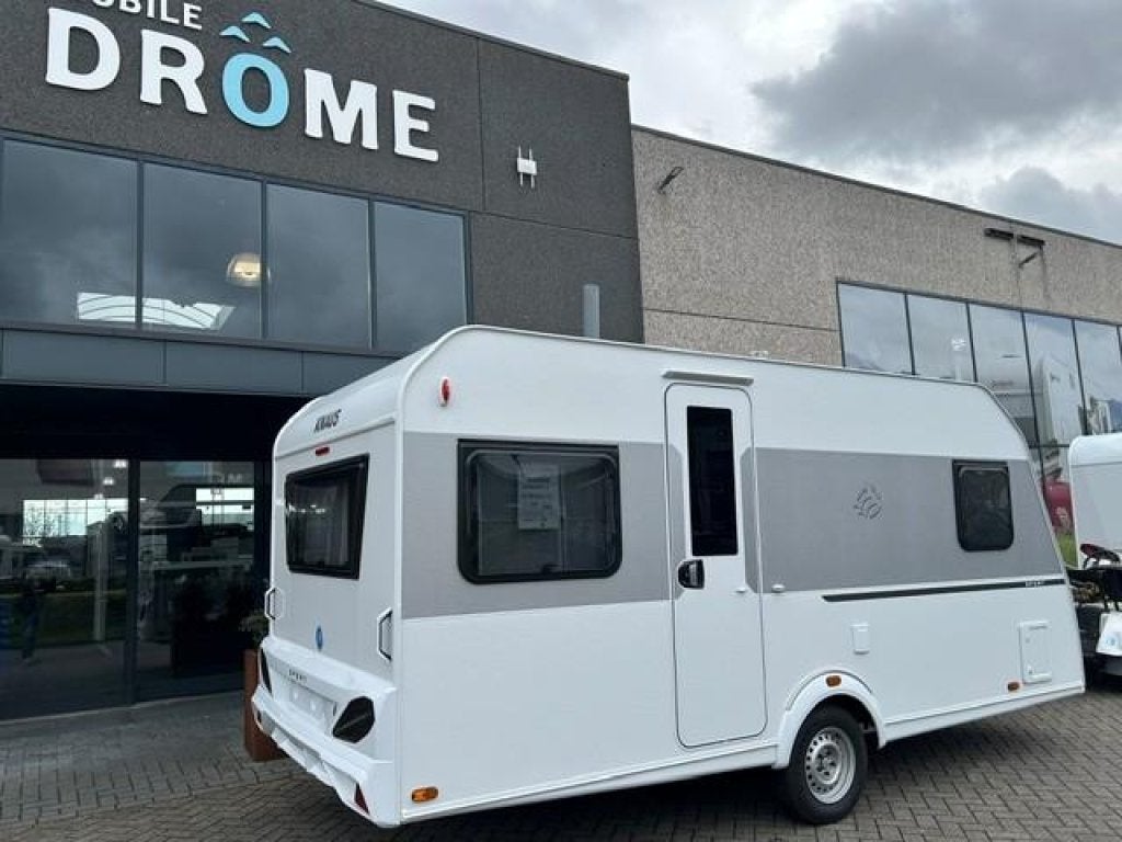 Knaus Sport 450 FU FRANSBED+RONDZIT, Caravans en Kamperen, Serviceluik, Bedrijf, 4 tot 5 meter, Knaus