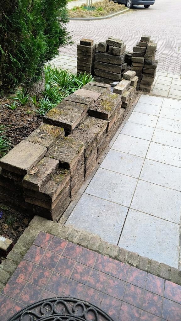 Gebruikte terrastegels, Tuin en Terras, Tegels en Klinkers, Ophalen of Verzenden, Gebruikt, Beton, Terrastegels