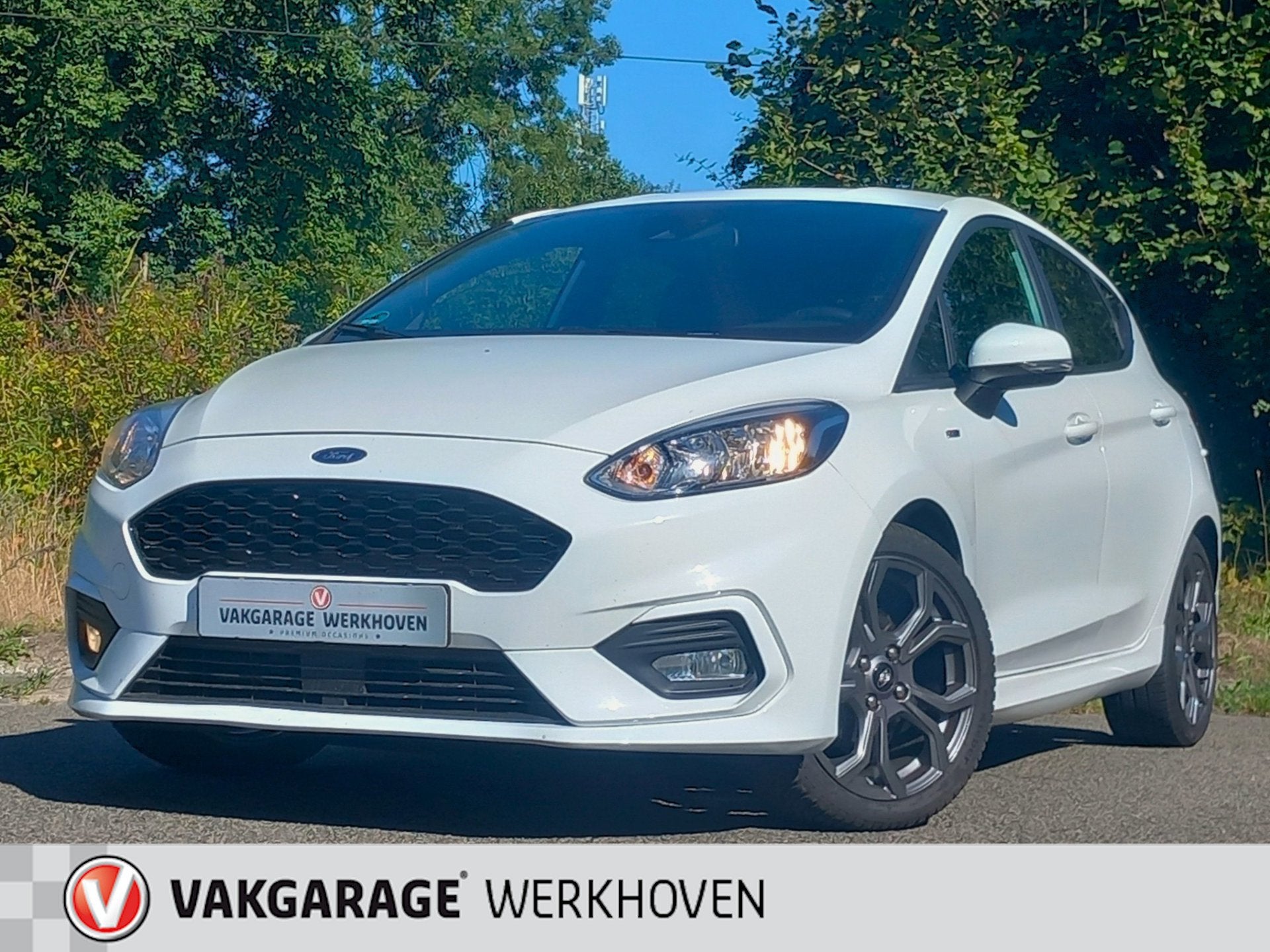 Ford Fiesta 1.0 EcoBoost ST-Line AUTOMAAT | Orig. 47.000 km, Auto's, Gebruikt, Zwart, 600 kg, 998 cc