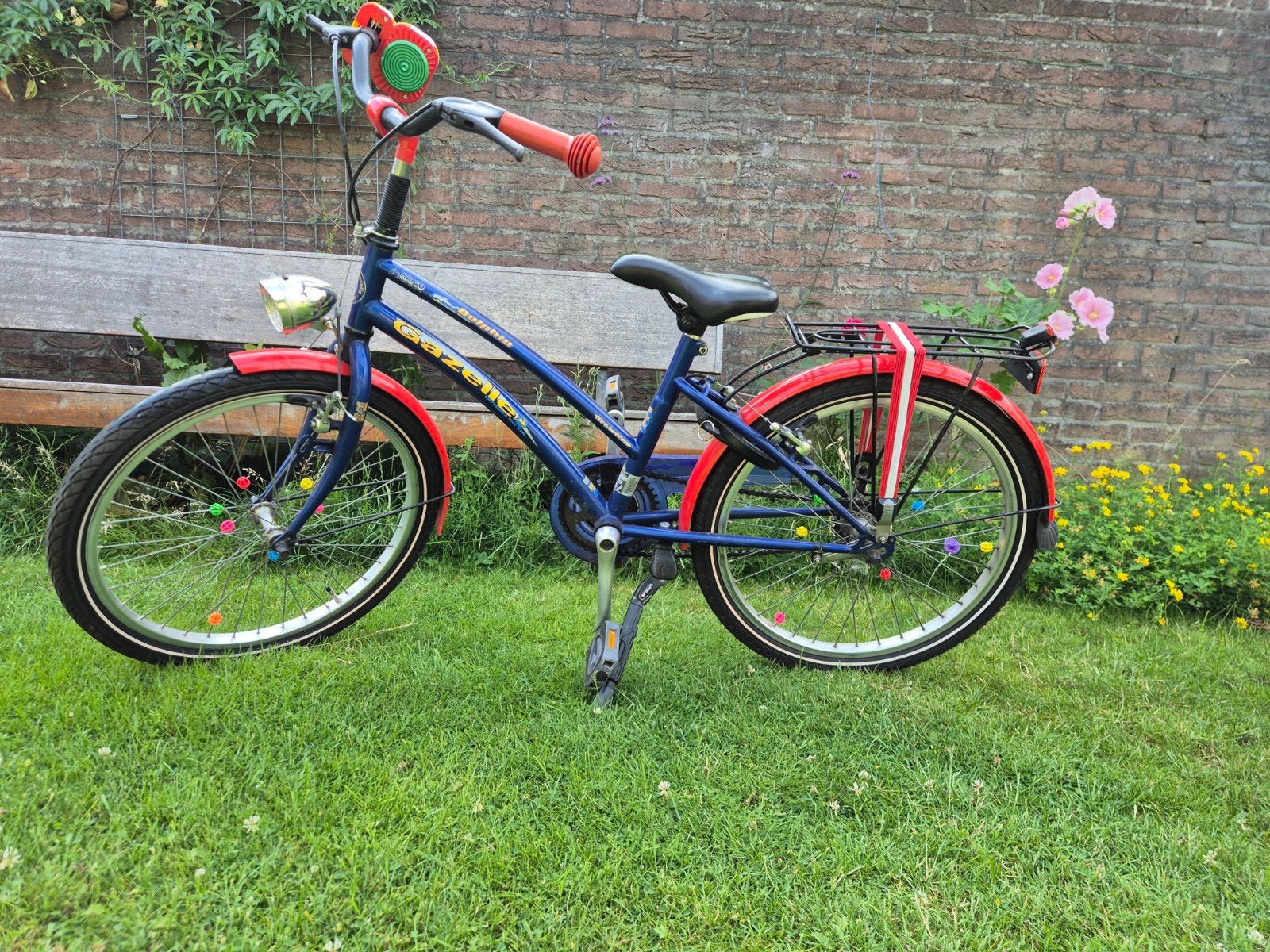 Mooie Gazelle Dolphin 22 inch kinderfiets, Gebruikt, Ophalen of Verzenden, Gazelle, Terugtraprem