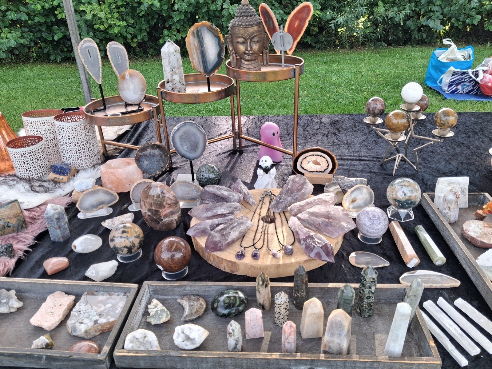 Diverse collectie mineralen en kristallen, Verzamelen, Ophalen of Verzenden, Mineraal