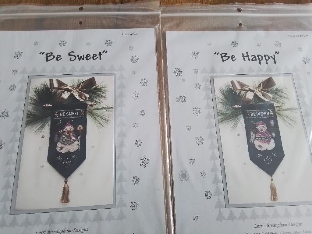 Borduurpatronen van lord Birmingham, be sweet en be happy, Hobby en Vrije tijd, Borduren en Borduurmachines, Ophalen of Verzenden