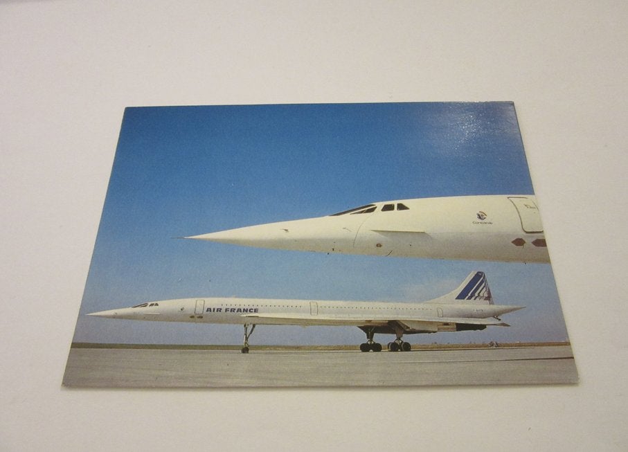Concorde ansichtkaart, Verzenden, Zo goed als nieuw, Kaart, Foto of Prent