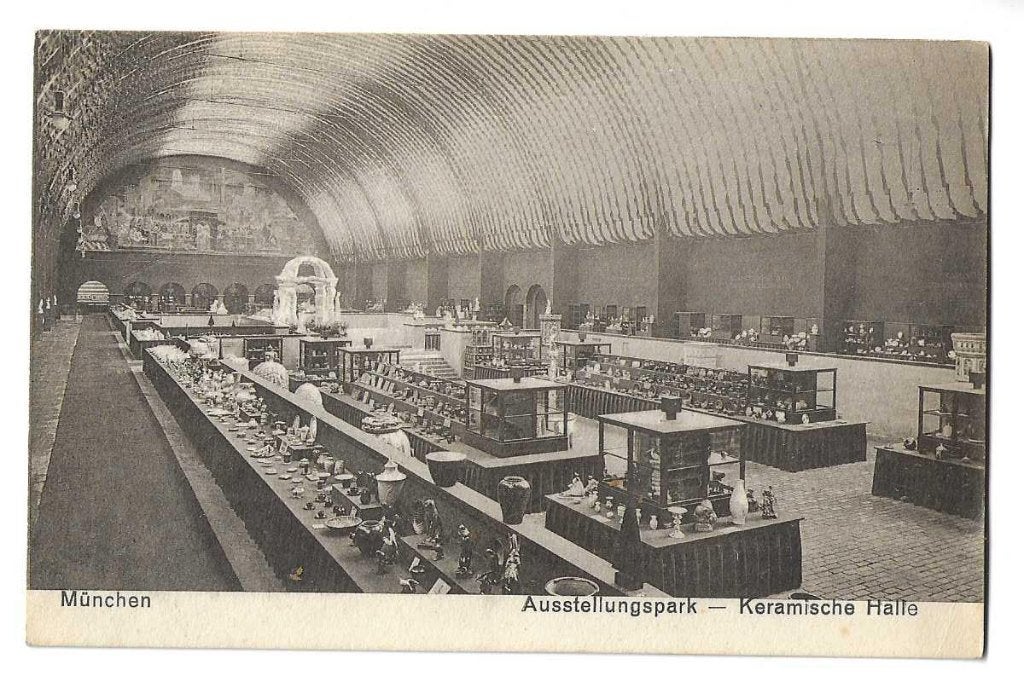 Ansichtkaart München - Ausstellungspark - Keramische Halle, Verzenden, 1920 tot 1940, Ongelopen, Duitsland