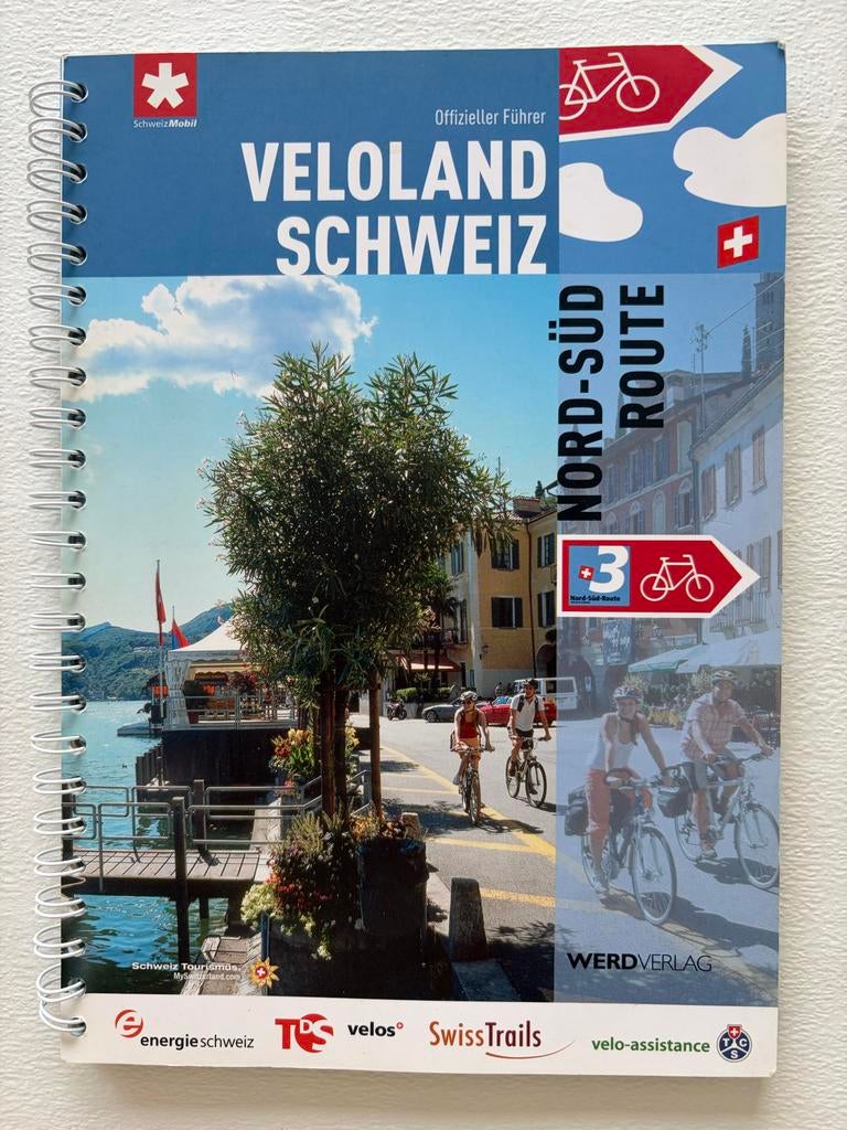 VeloLand Schweiz Nord-Süd Route 3 Fietsgids, Overige merken, Fiets- of Wandelgids, Europa, Ophalen of Verzenden