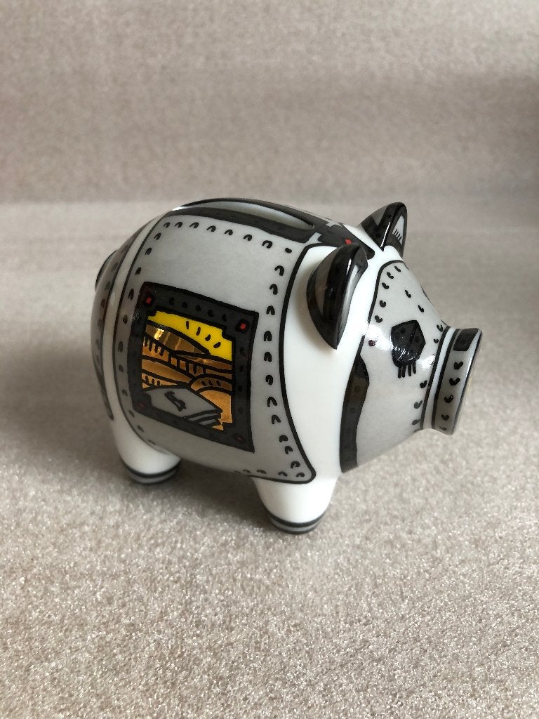Spaarvarken spaarpot Ritzenhoff Piggybank, Ophalen of Verzenden, Gebruikt, Steen, Aardewerk of Keramiek, Dier
