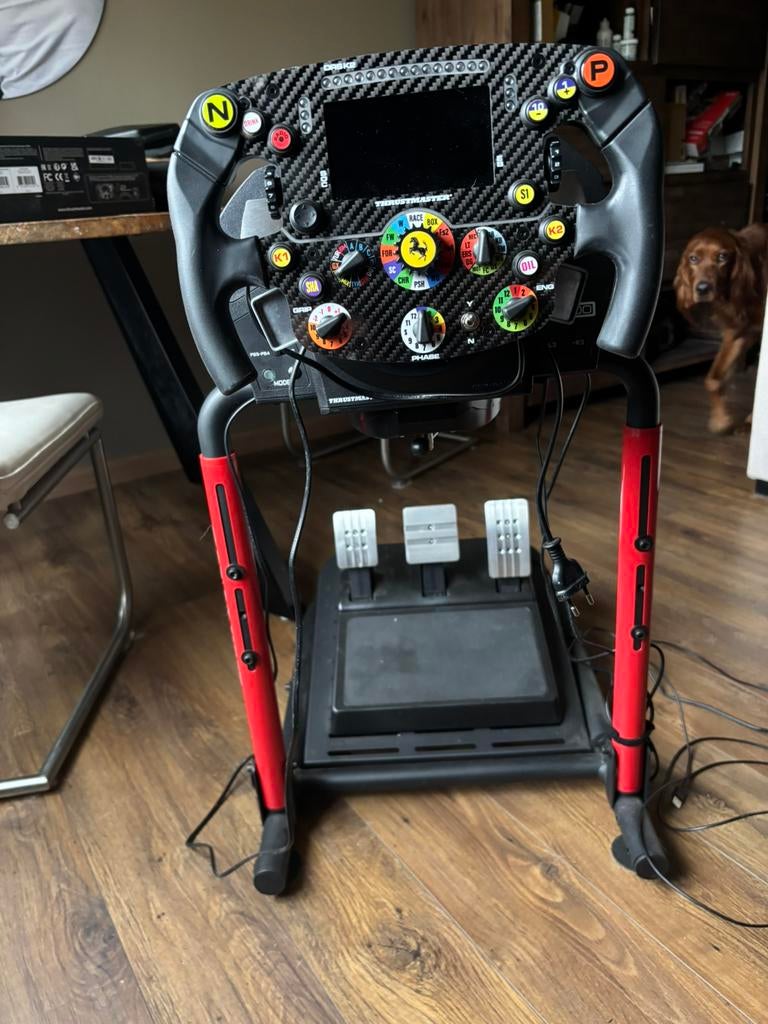 Thrustmaster T300 + Formula 1 SF1000 + Wheelstand, Ophalen, Zo goed als nieuw