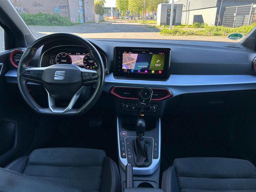Seat Arona 1.5 TSI EVO FR 150pk Dsg-7 2021 Zwart, Auto's, 1498 cc, 4 cilinders, Alcantara, 1200 kg