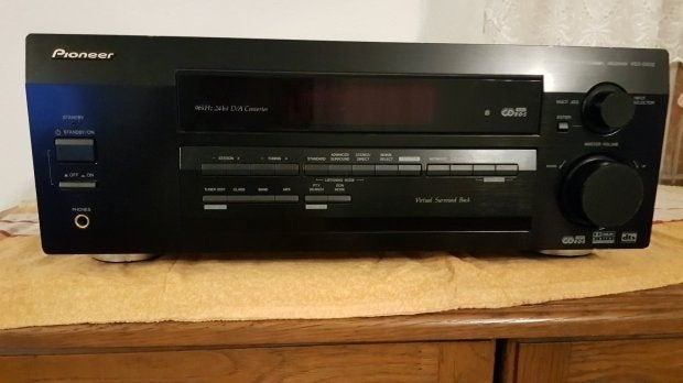 pioneer-vsx-d512 versterker, Ophalen, 120 watt of meer, Pioneer