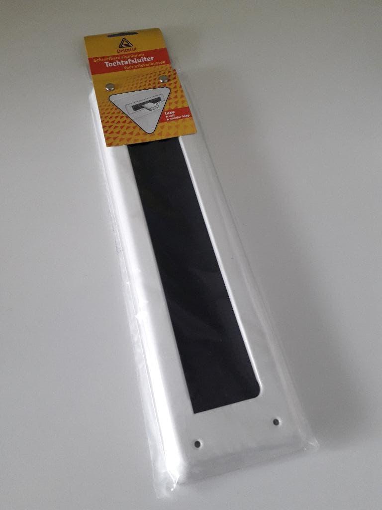 Tochtstrip met Borstel       Wit, Ophalen of Verzenden, Nieuw, Kunststof, Brievenbusklep