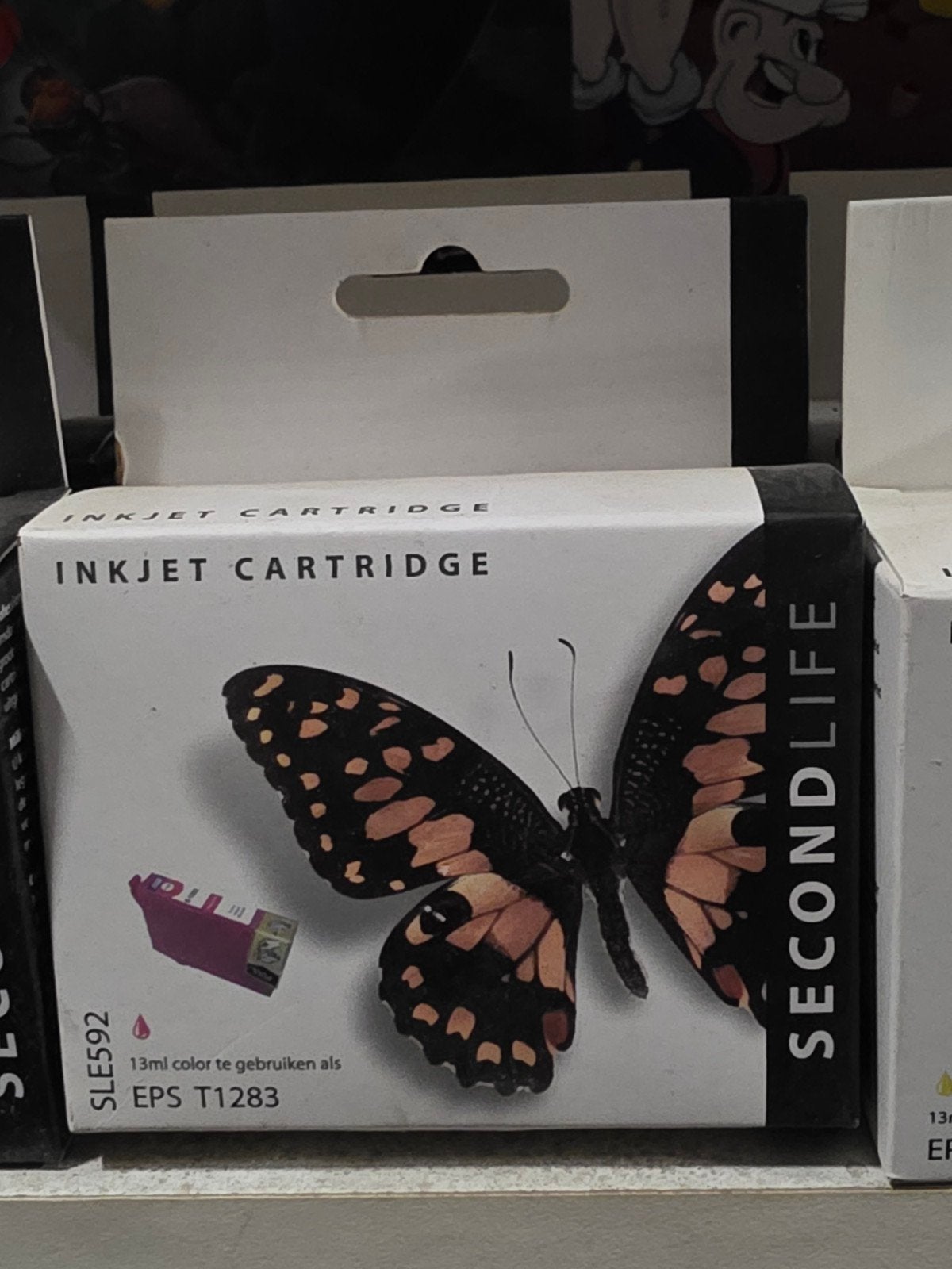 Secondlife Inktcartridge SLE592 (kleur) voor EPS T1283, Computers en Software, Printer, Onbekend, Ophalen of Verzenden, Onbekend