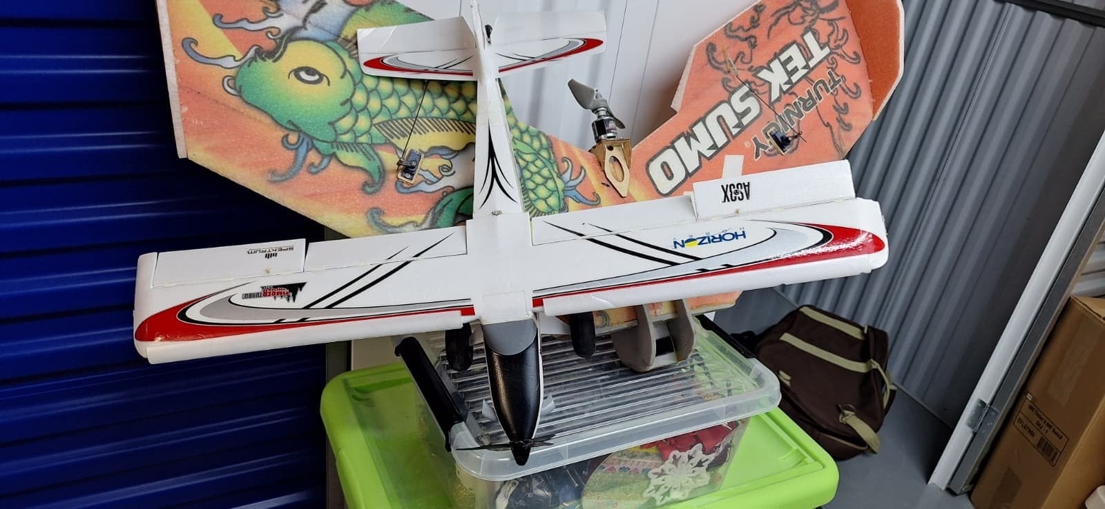 Horizon RC Vliegtuig met Turnigy Tek Sumo Vleugel, Hobby en Vrije tijd, Ophalen, Gebruikt, Elektro