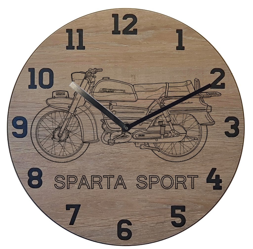 Sparta Sport - Thema klok, Ophalen of Verzenden, Nieuw, Wandklok